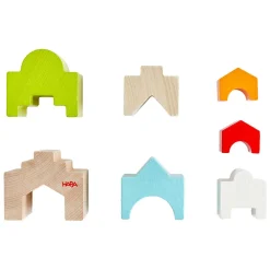 Houten Stapeltoren Huis op Huis><noscript><img width=