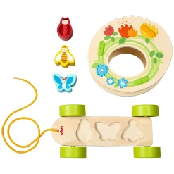 Houten Trekfiguur Bloemenweide><noscript><img width=