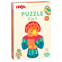 2in1 Puzzel Papegaai>Haba Hot