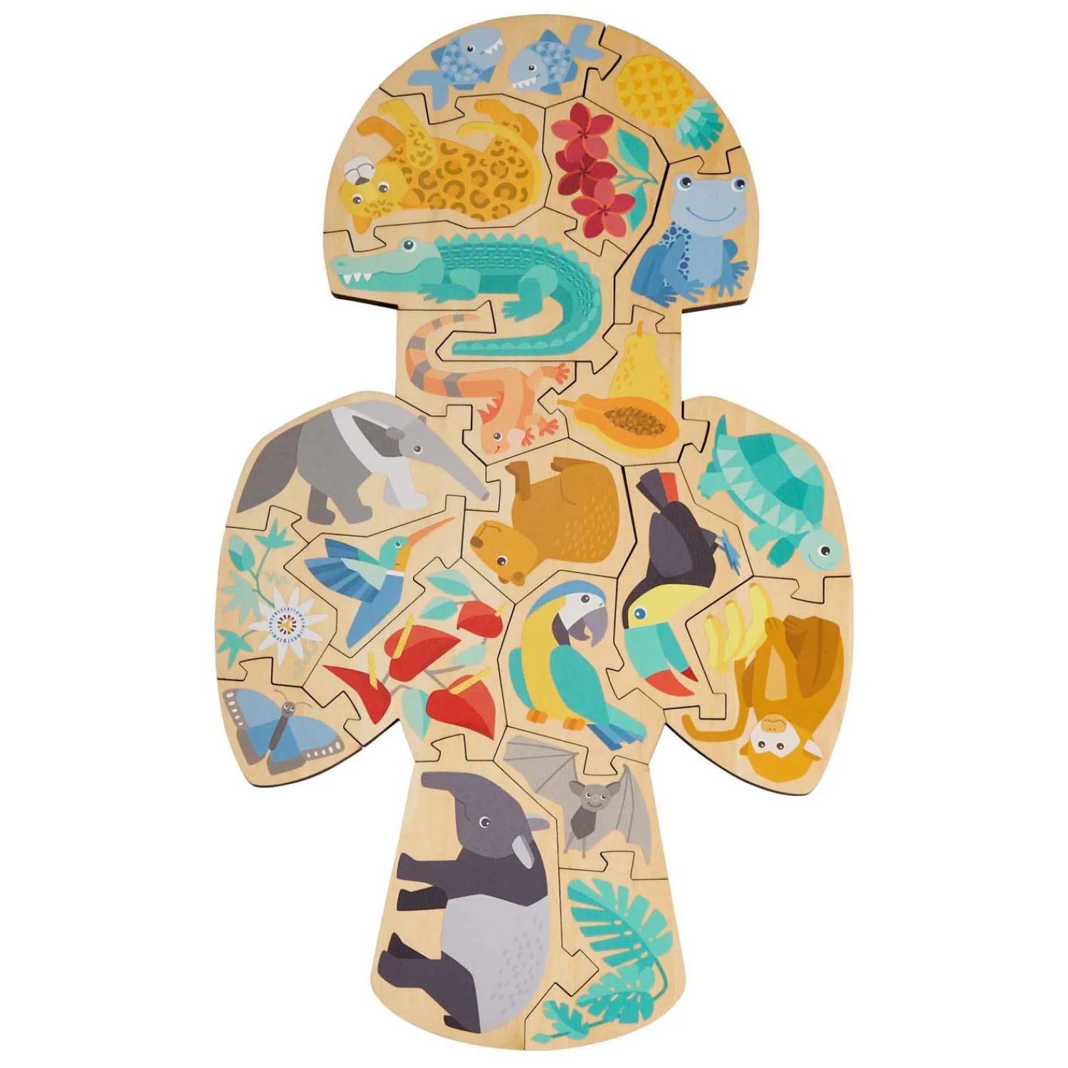 2in1 Puzzel Papegaai>Haba Hot