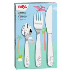 Kinderbestek Dino, 3dlg.>Haba Hot