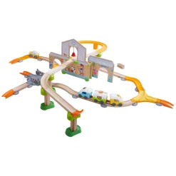 Kullerbu Houten Knikkerbaan Speelbaan Station><noscript><img width=