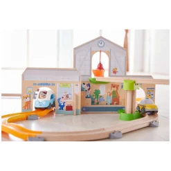 Kullerbu Houten Knikkerbaan Speelbaan Station><noscript><img width=