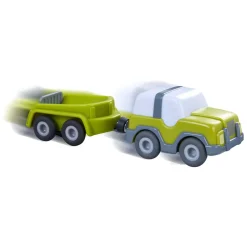 Kullerbu Houten Knikkerbaan Terreinwagen met Aanhanger>Haba