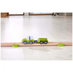 Kullerbu Houten Knikkerbaan Terreinwagen met Aanhanger><noscript><img width=