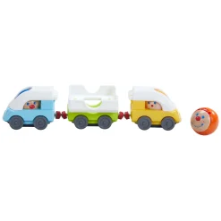 Kullerbu Houten Knikkerbaan Sneltrein-Haba Hot