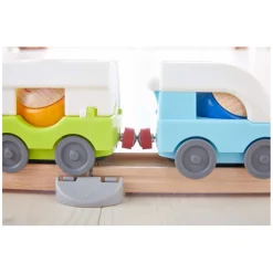 Kullerbu Houten Knikkerbaan Sneltrein-Haba Hot