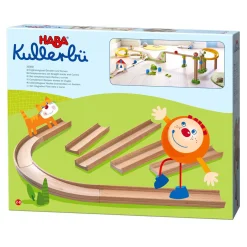 Haba Kullerbu Houten Knikkerbaan Rechte Baanstukken en Bochten Hot