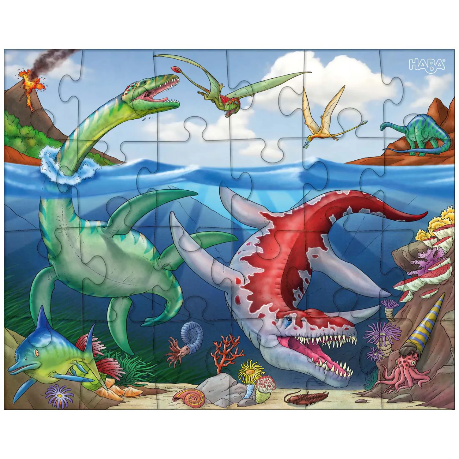 Puzzels Dinosaurussen-Haba Online