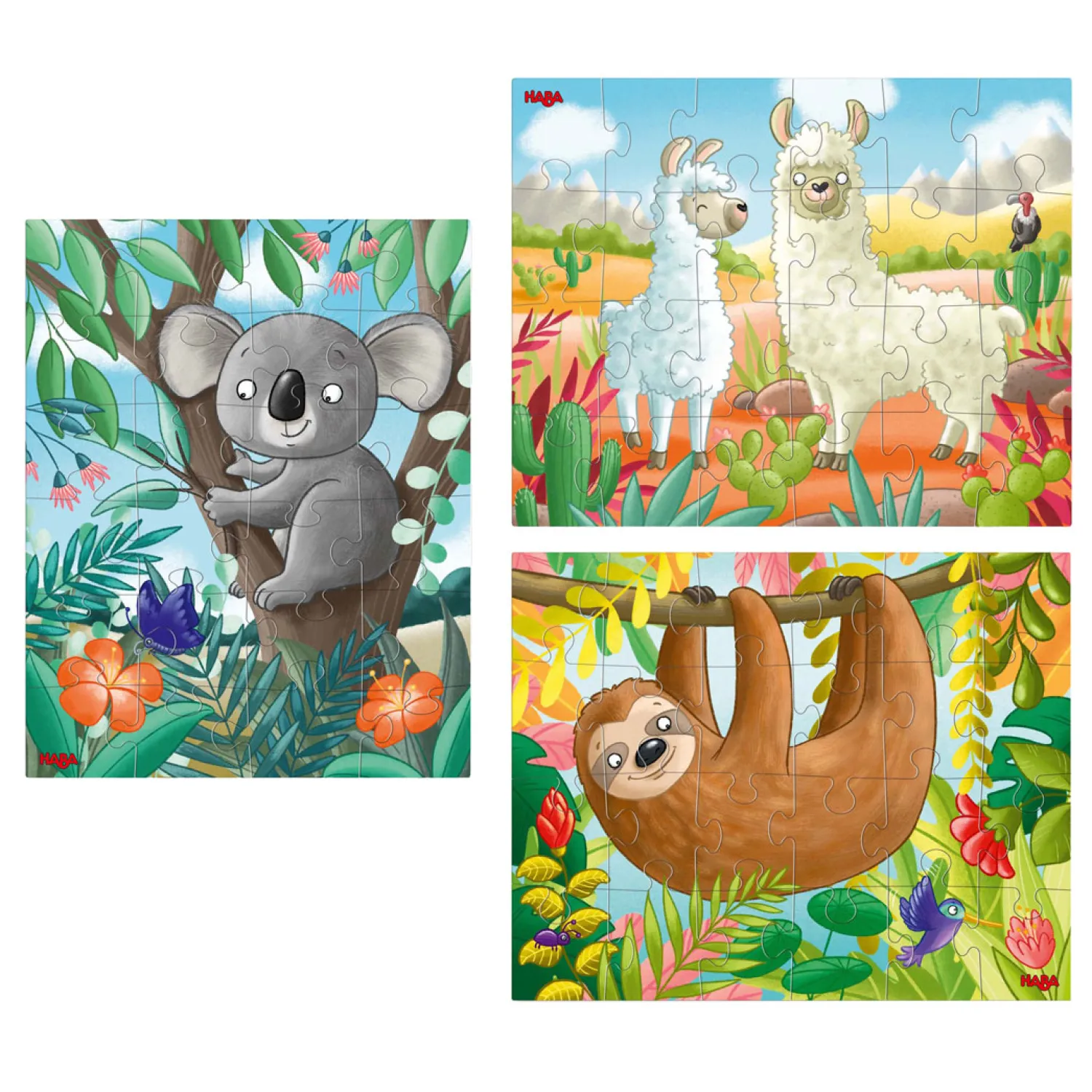 Puzzels Koala Luiaard & Co.>Haba Discount