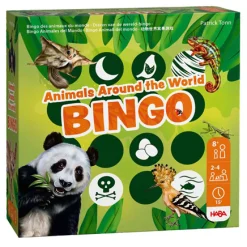 Haba Spel - Animals Around the World - Educatief Bingospel voor 2-4 Spelers New