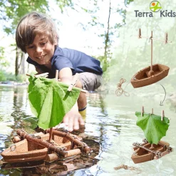 Terra Kids - Bouwpakket Kurken boot-Haba Best