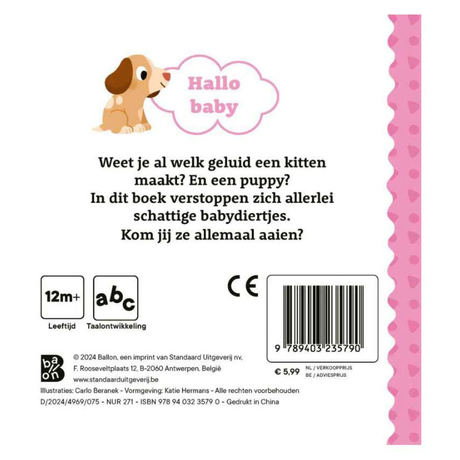 Hallo Baby - Huisdieren>Standaard Uitgeverij Hot