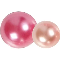 Halve Plakparels Roze 2-8mm, 140st.-Creativ Company New