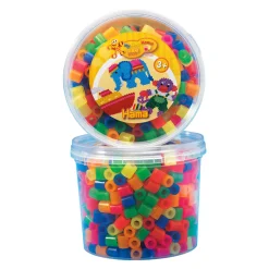 Hama Maxi Strijkkralen in Bak - Neonmix (051), 600st. New