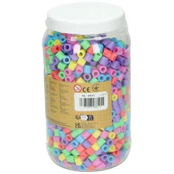 Maxi Strijkkralen in Pot - Pastelmix (050), 1400st.>Hama Online