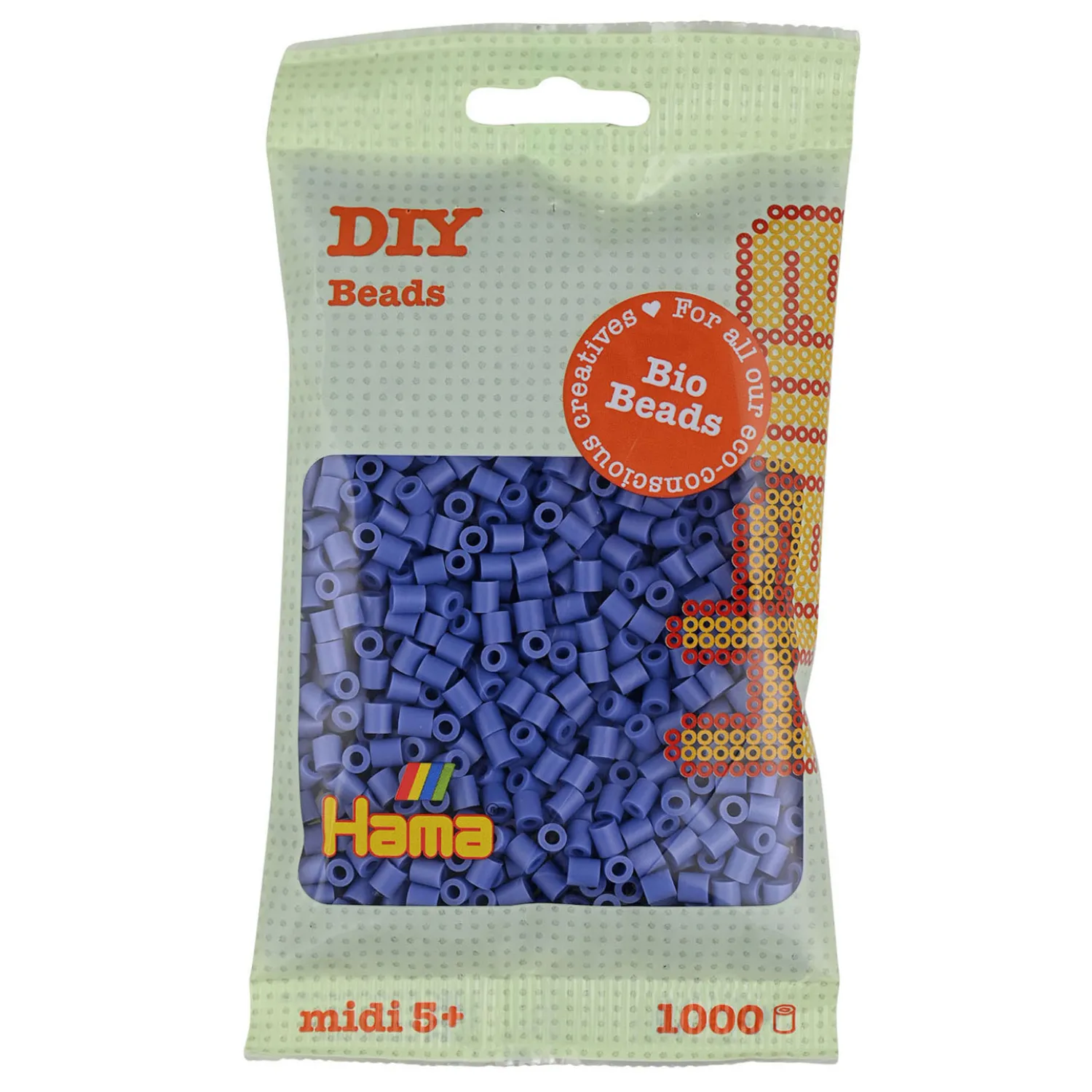 Midi Bio Strijkkralen - Lavendel Paars (107), 1000st.>Hama Best