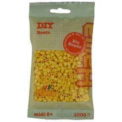 Midi Bio Strijkkralen - Lichtgeel (103), 1000st.-Hama