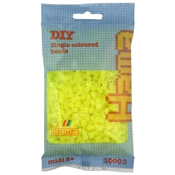 Midi Strijkkralen - Geel Neon (034), 1000st.>Hama Hot