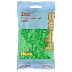 Hama Midi Strijkkralen - Groen Neon (037), 1000st. Clearance