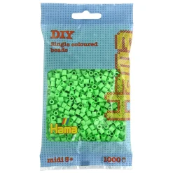 Hama Midi Strijkkralen - Groen Pastel (047), 1000st. Sale