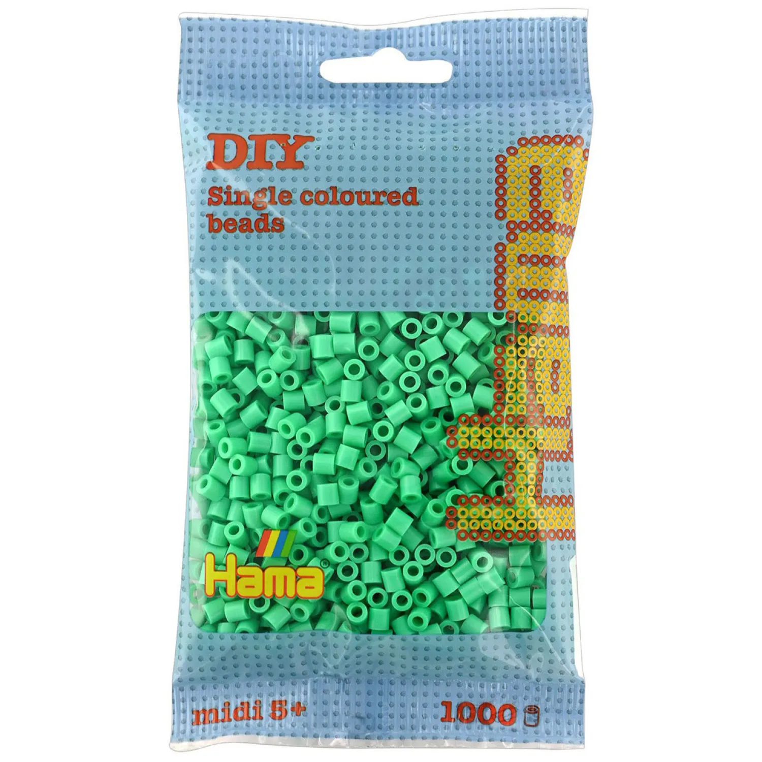 Midi Strijkkralen - Mintgroen (011), 1000st.-Hama Best