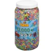 Hama Midi Strijkkralen in Pot - Pastelmix (050), 13.000st. Clearance