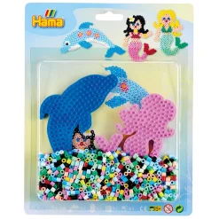 Midi Strijkkralenset - Zeemeerminnen met Dolfijn, 1100st.>Hama Outlet