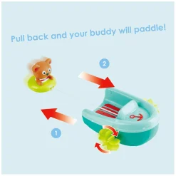 Hape Badspeelgoed Pullback Boot met Beer Discount