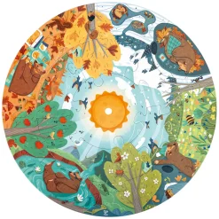 Hape Vier Seizoenen Puzzel met Licht - 16st. Best