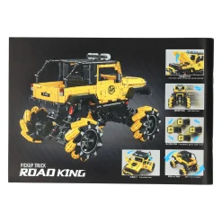Happy Build Bestuurbare RC Bouwsteentjes Set Pickup Truck - 1490dlg. Hot