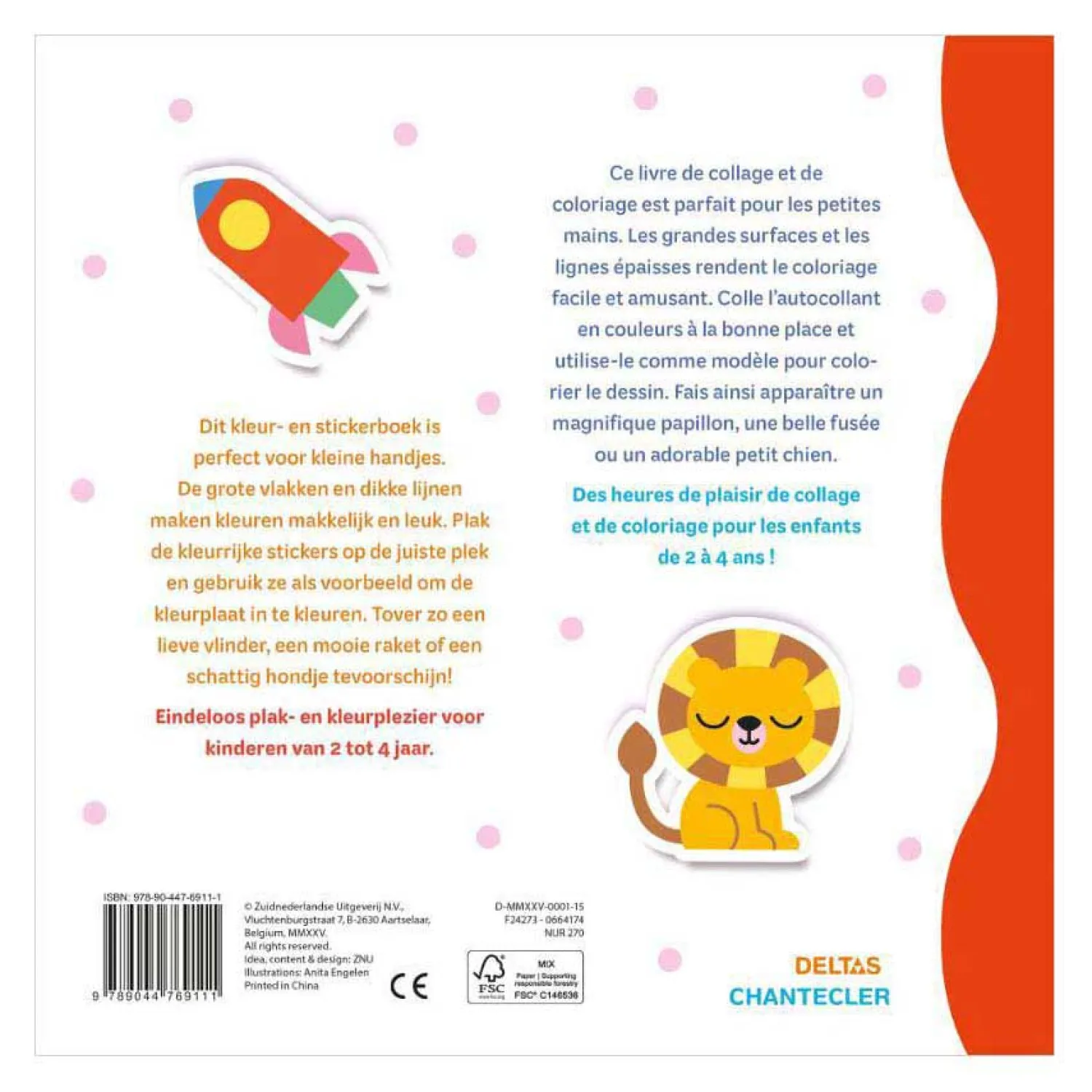 Happy Sticker Color - 2-4 jaar-Deltas Outlet