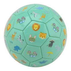 Happy World Kunstlederen Speelbal Blauw, 14cm-Johntoy New