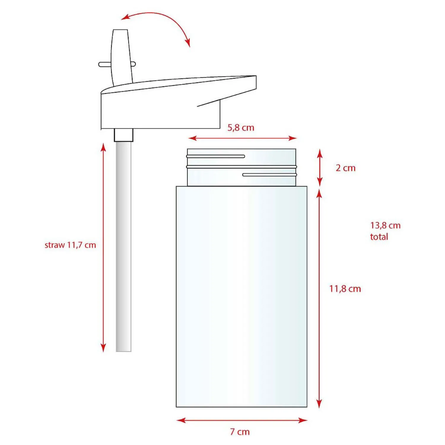 Hello Kitty Drink Up Drinkfles, 450ml>Vadobag Hot