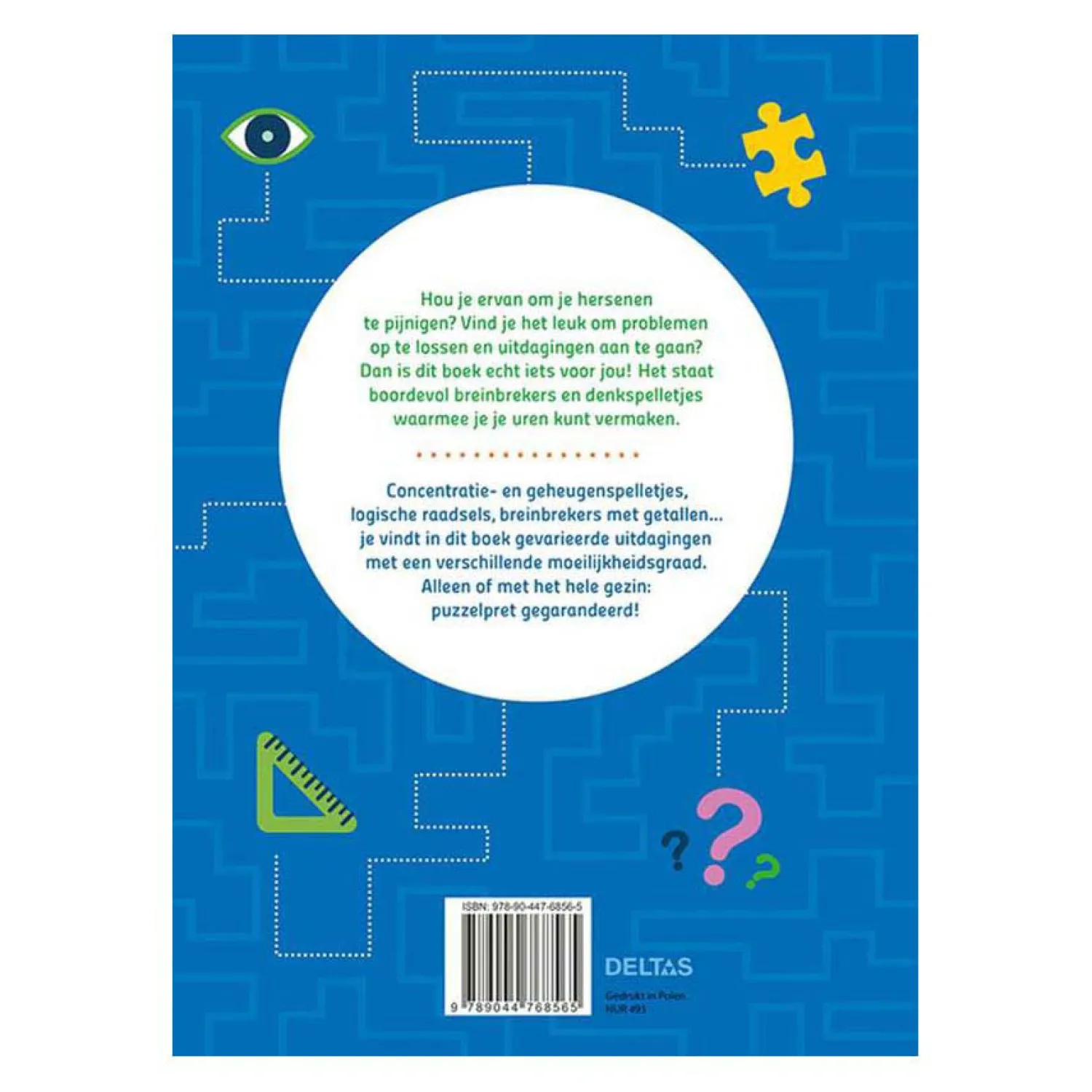 Het grote breinbrekers en Denkspelletjes Boek-Deltas Sale