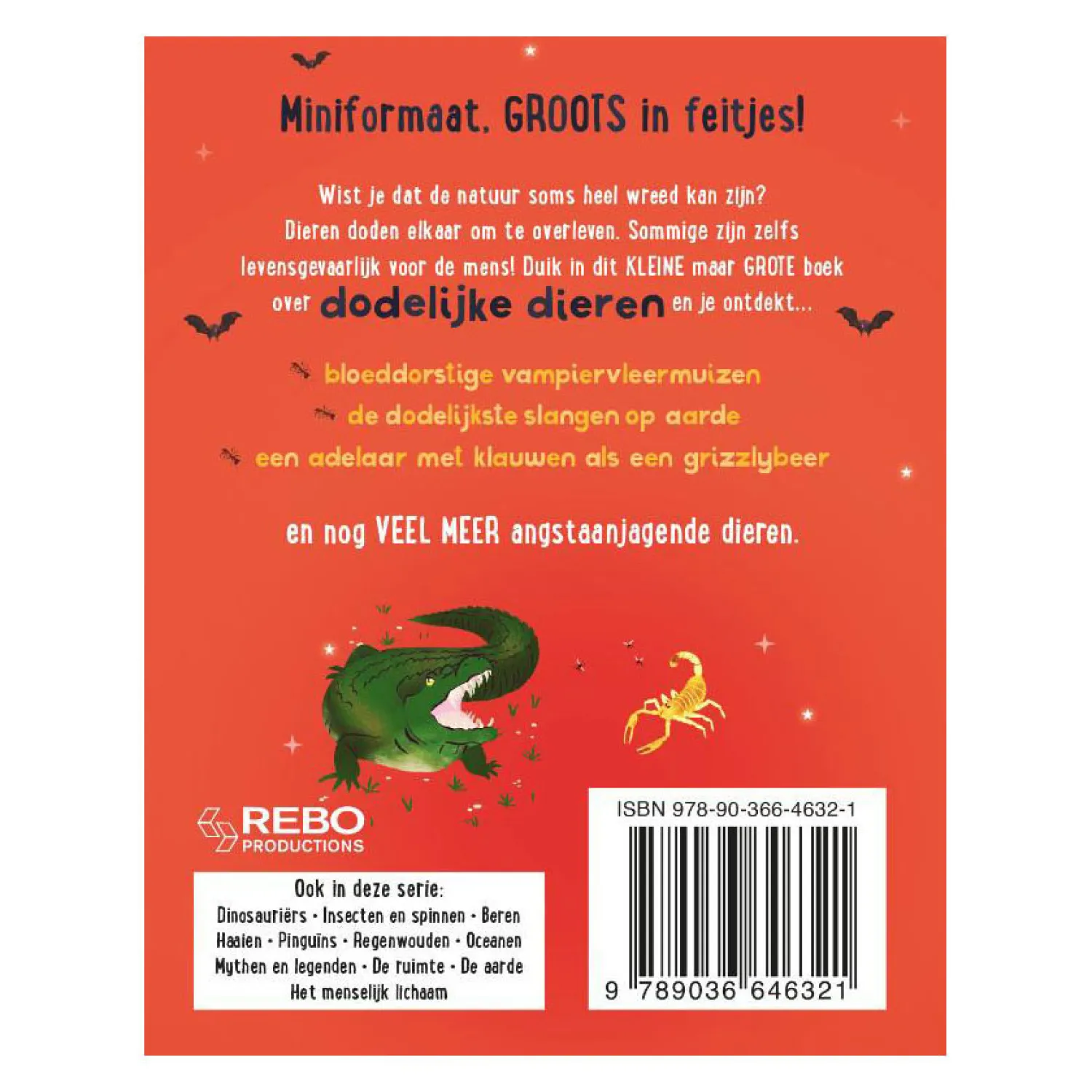 Rebo Publishers Het Kleine Maar Grote Boek Over? Dodelijke Dieren Clearance