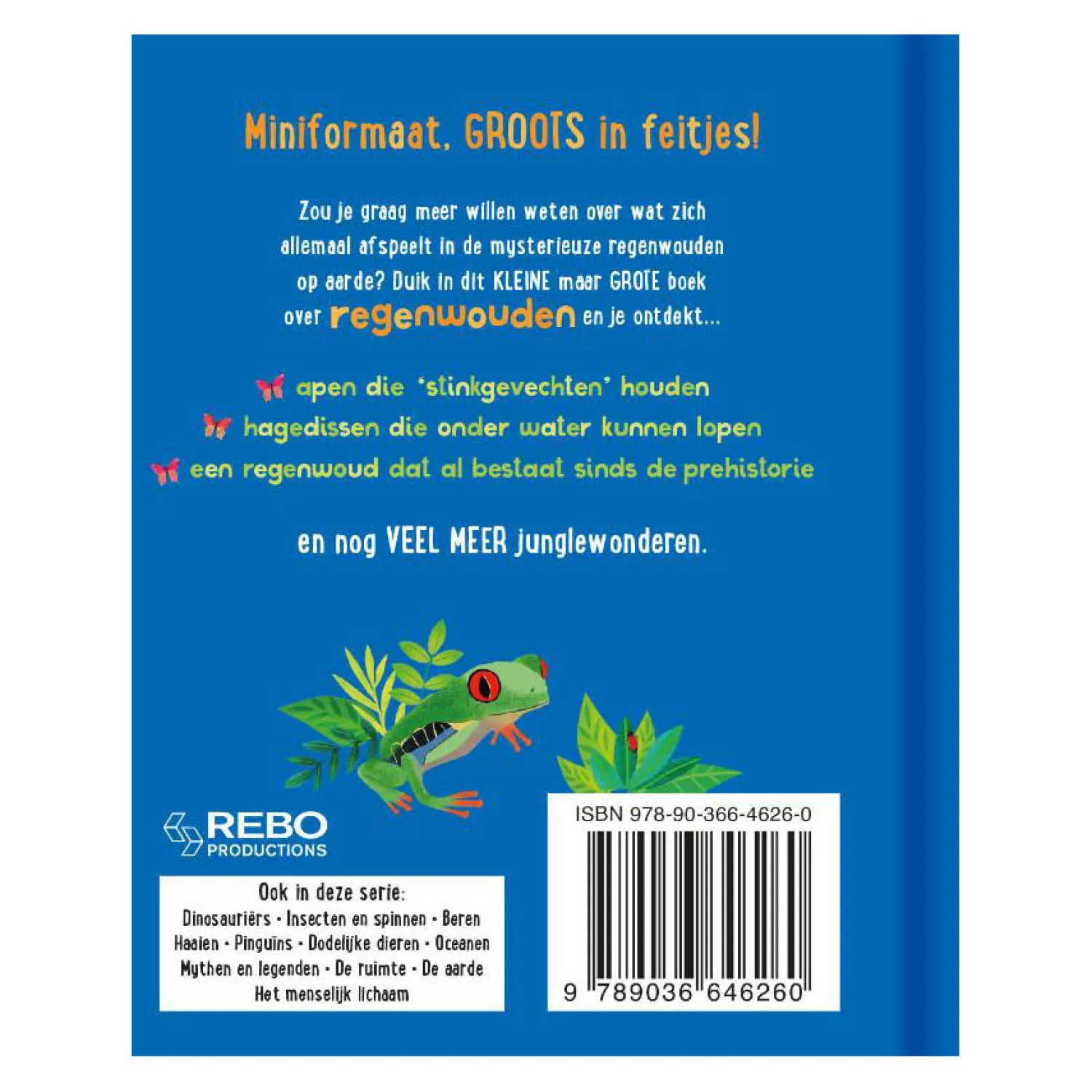 Rebo Publishers Het Kleine Maar Grote Boek Over? Regenwouden Sale