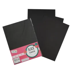 Creative Craft Group Hobbykarton Zwart A4, 10 vellen New