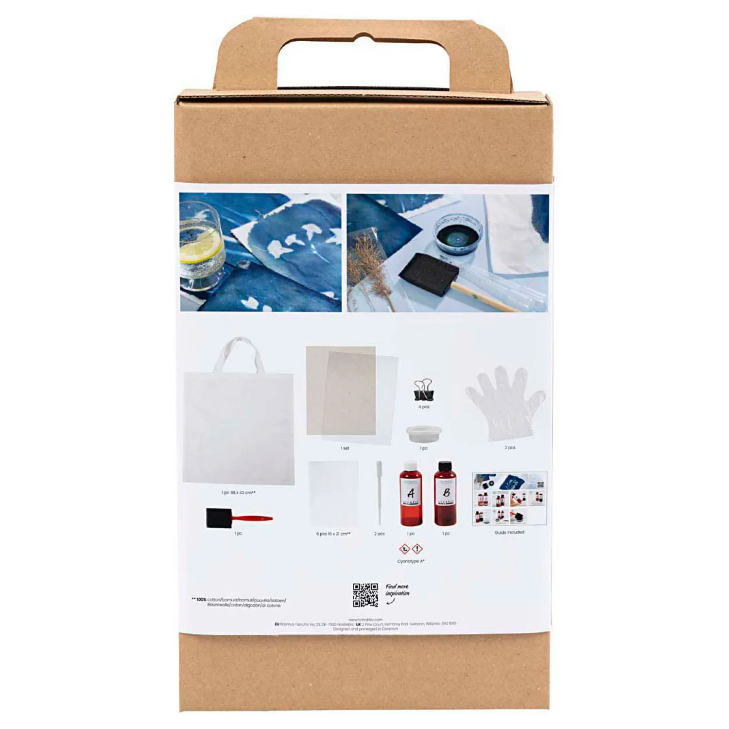 Hobbyset Cyanotypie Textiel Blauw-Creativ Company Online