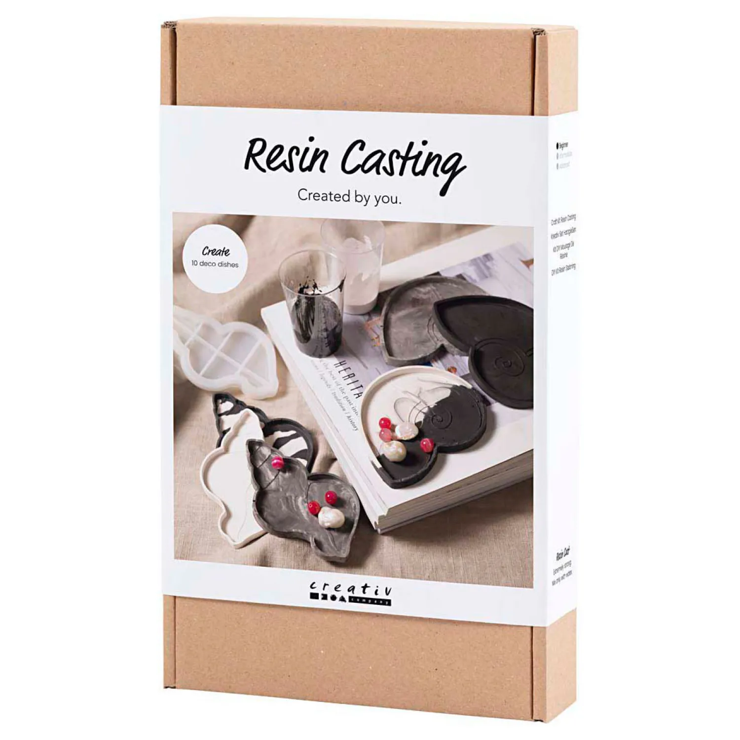 Creativ Company Hobbyset Hars Gieten Conchschelp Zwart en Wit Clearance