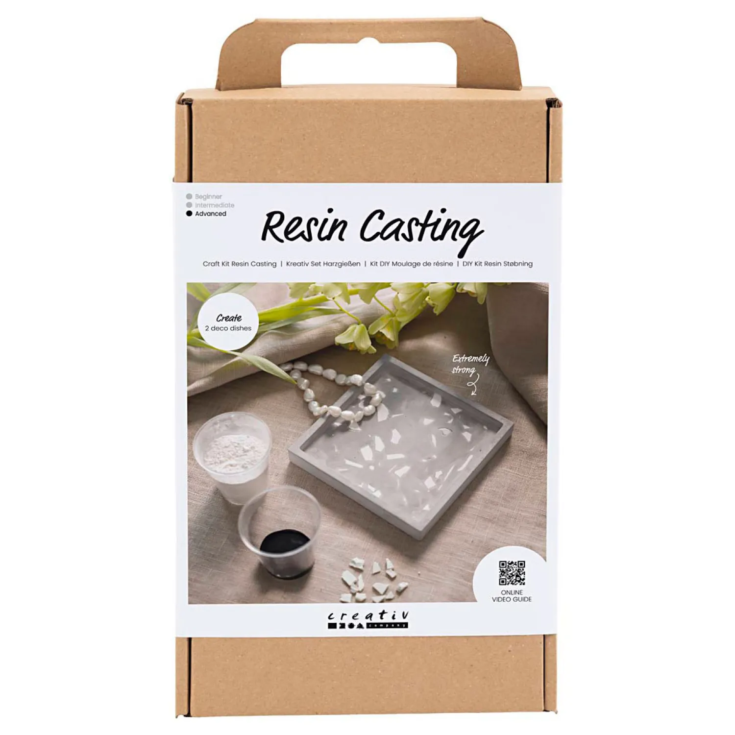 Creativ Company Hobbyset Hars Gieten Dienblad met Terrazo Hot