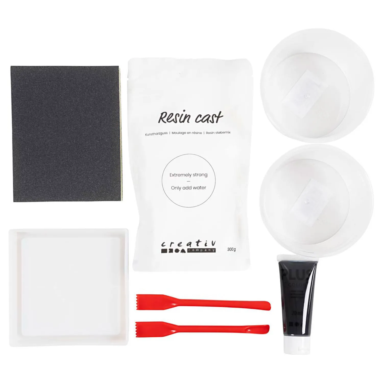 Creativ Company Hobbyset Hars Gieten Dienblad met Terrazo Hot