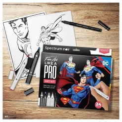 Creativ Company Hobbyset Illustratie Stripboekhelden Superman Kleurset Best