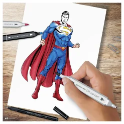 Creativ Company Hobbyset Illustratie Stripboekhelden Superman Kleurset Best