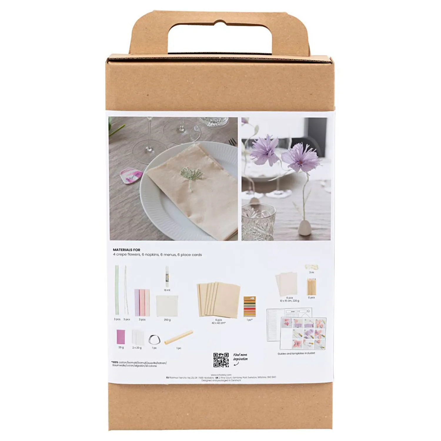 Creativ Company Hobbyset Tafeldecoratie Pastelkleuren New