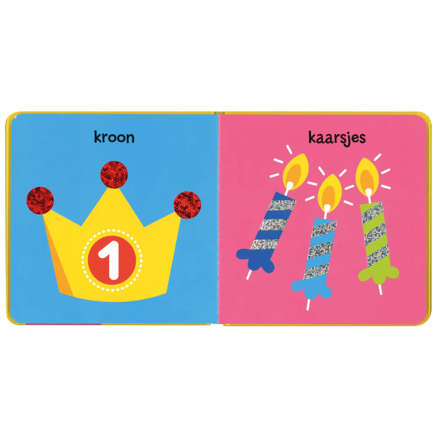 Hoera! 1 Jaar! Kartonboek-Deltas