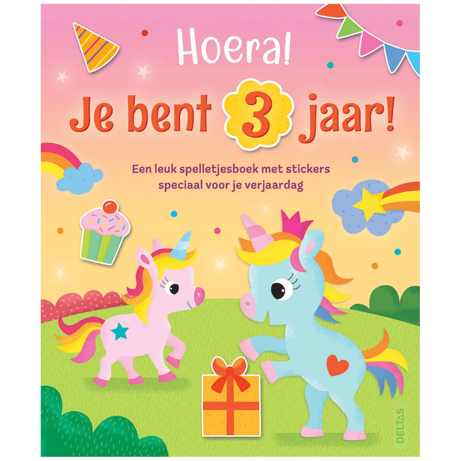 Hoera! Je bent 3 jaar! Eenhoorns-Deltas Sale