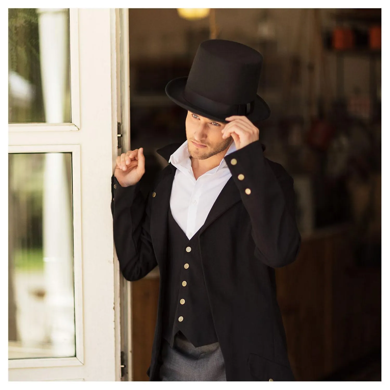 Boland Hoge Hoed Zwart