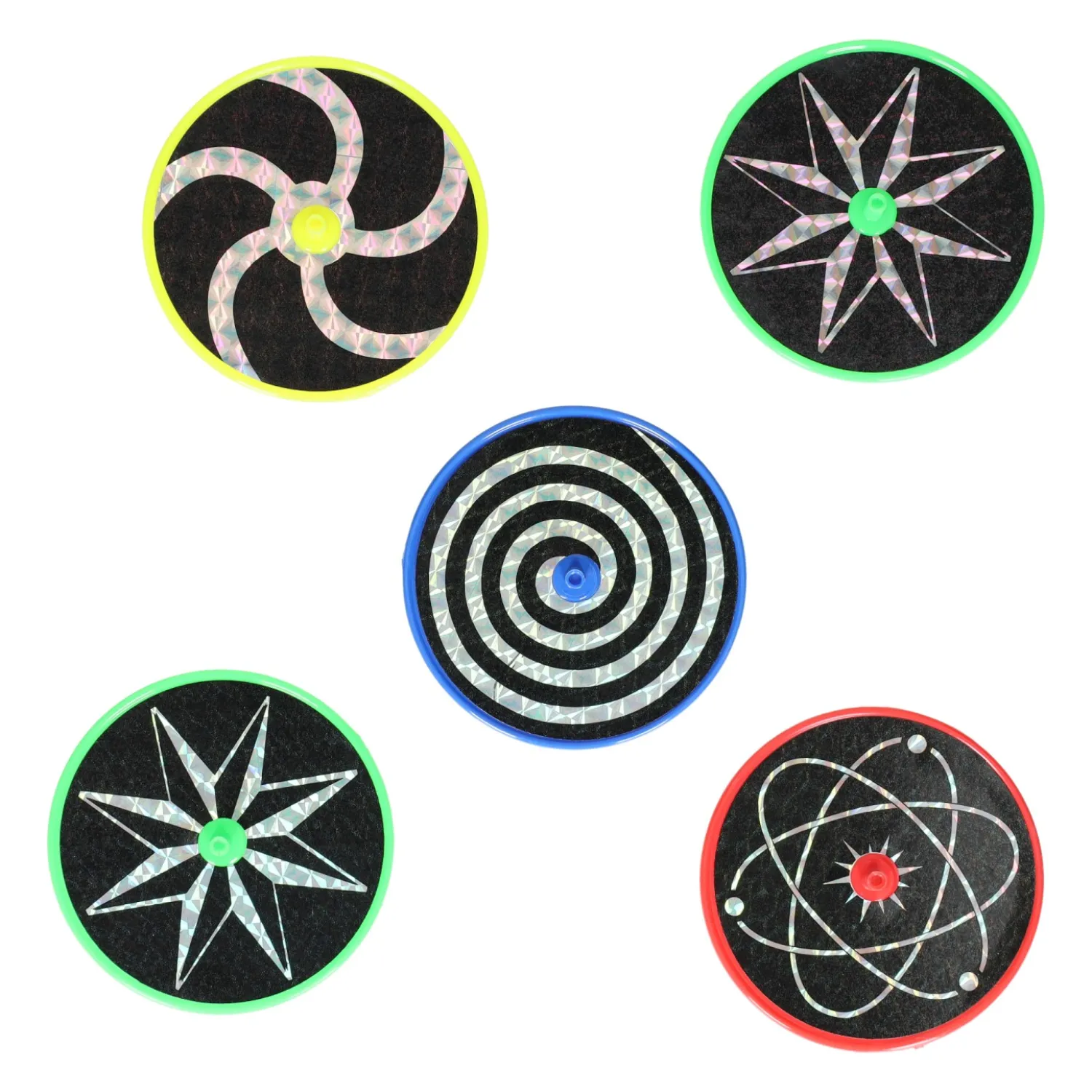 Holografische Tollen, Set van 5- Clearance