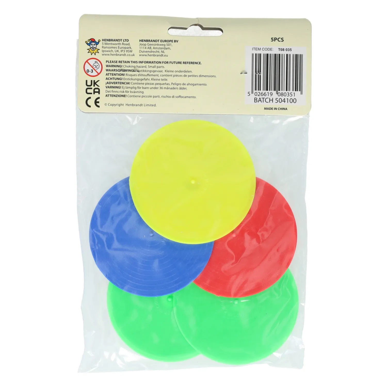 Holografische Tollen, Set van 5- Clearance